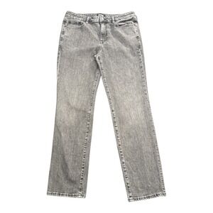 Edition Express Women's Slim Straight Grey Wash Denim Jeans Size 34x32